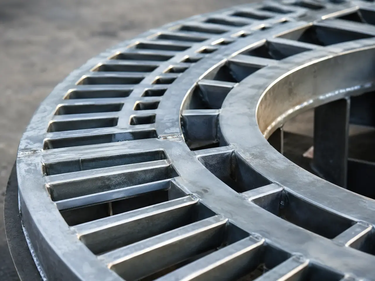 Tree Grates being fabricated and installed by The Grate Guys