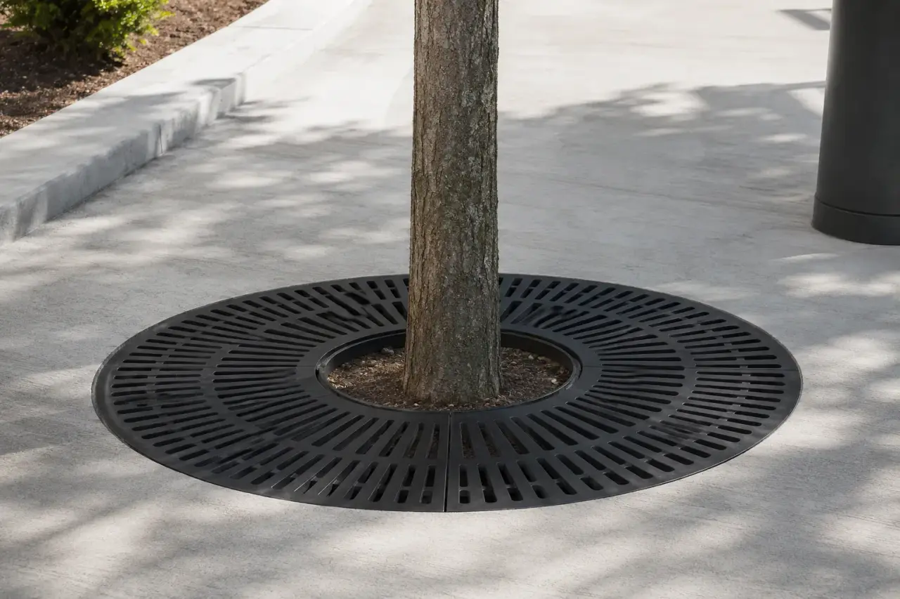 Completed Tree Guards installation in Guelph by The Grate Guys