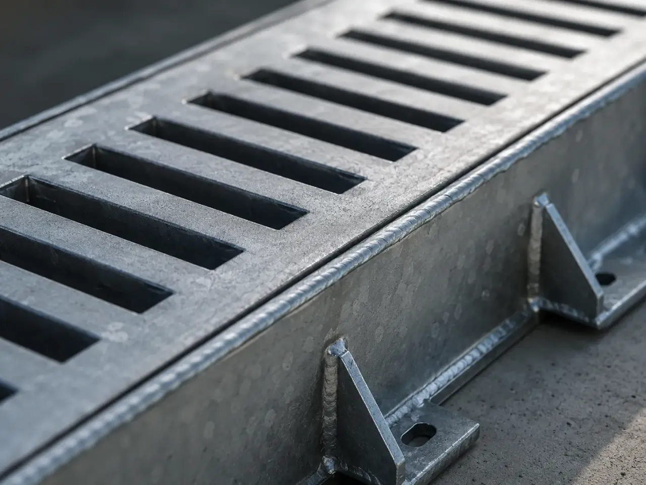 Trench Drain Covers in Guelph being fabricated and installed by The Grate Guys