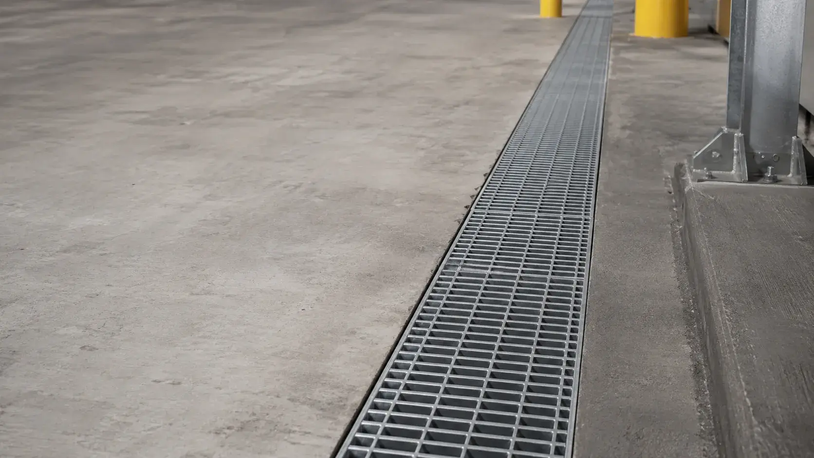 Trench Drain Covers in Guelph, Ontario, fabricated and installed by The Grate Guys