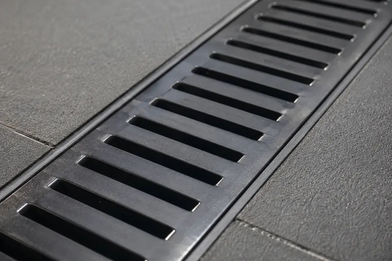 Trench Drain Installation in Ajax being fabricated and installed by The Grate Guys