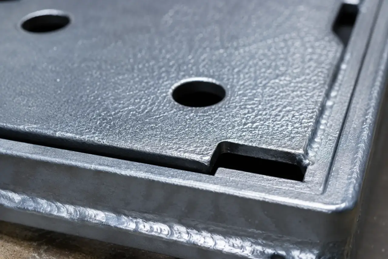 Valve Box Covers in Aurora being fabricated and installed by The Grate Guys