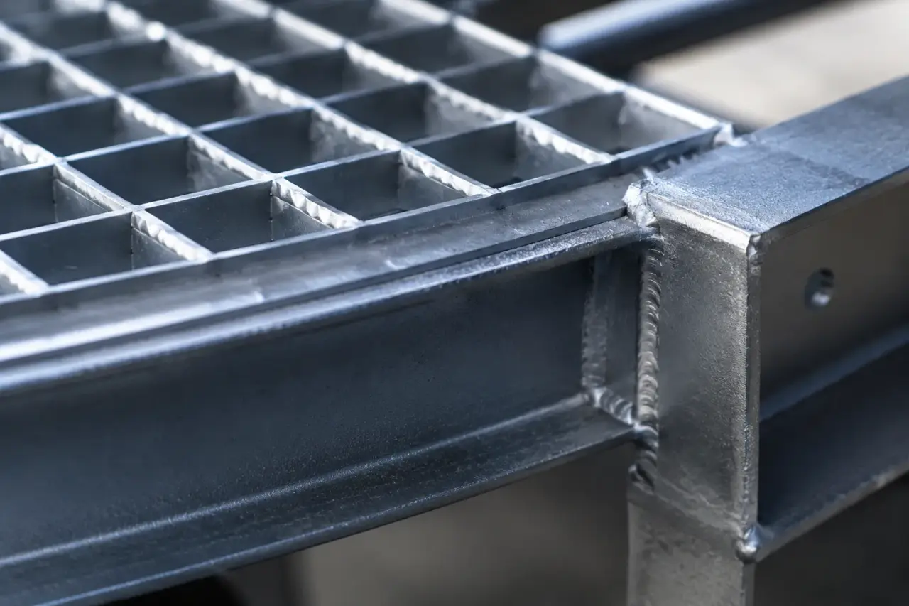 Walkway Grates being fabricated and installed by The Grate Guys