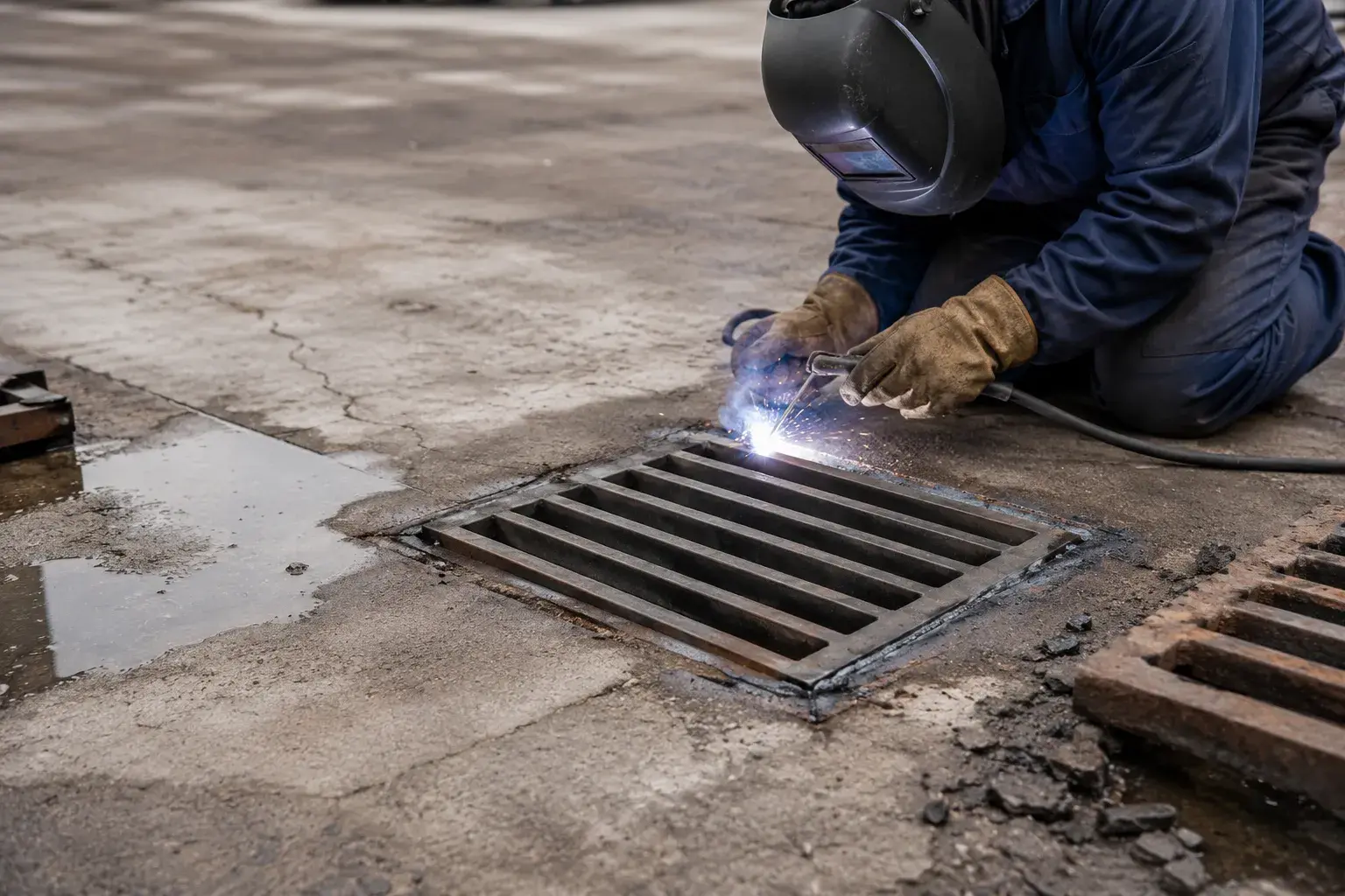 Welding Repair Services, fabricated and installed by The Grate Guys