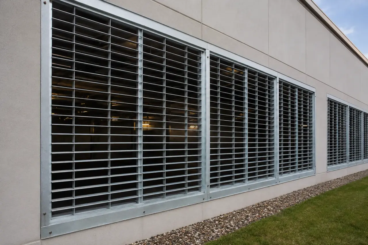 Completed Window Security Grilles installation by The Grate Guys