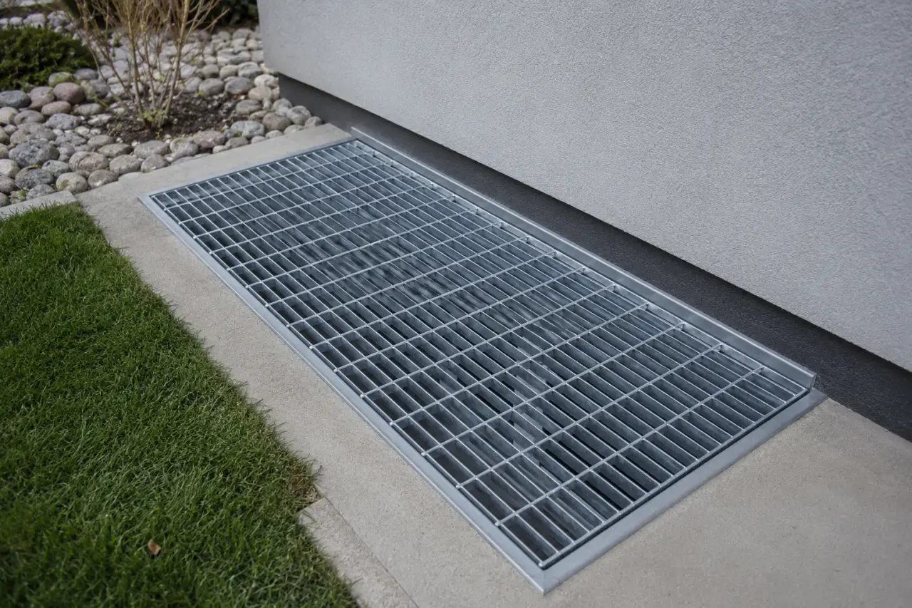 Completed Window Well Grates and Covers installation in Richmond Hill by The Grate Guys