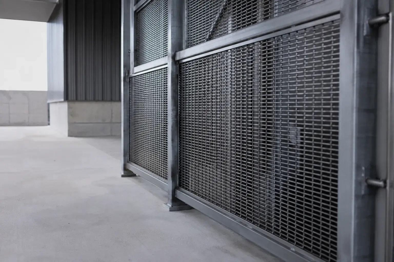 Woven Mesh Panels in Woodstock, Ontario, fabricated and installed by The Grate Guys