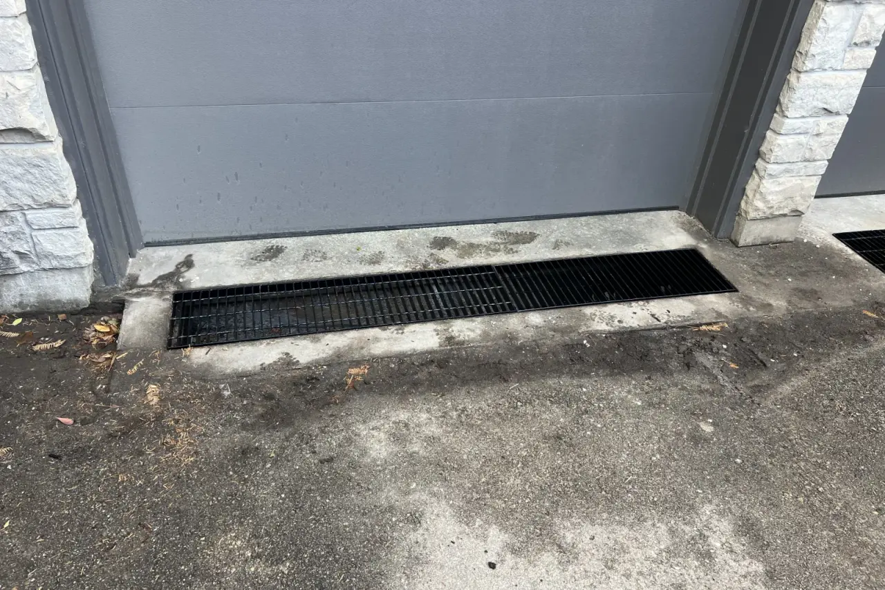 Driveway & Trench Drainage Grates installed at a property in The Kingsway, Toronto, The Grate Guys