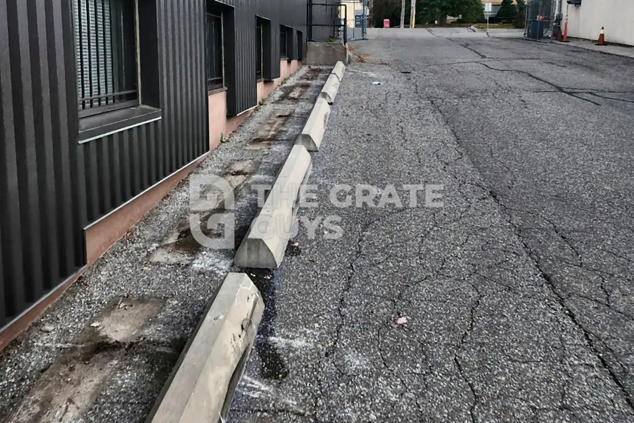 Concrete Parking Curbs completed by The Grate Guys in North York, Toronto